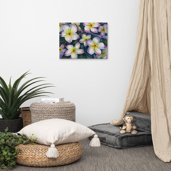 Dawn of Plumeria Canvas