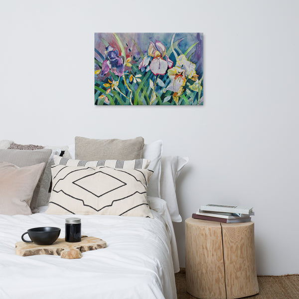 Iris Jungle Canvas