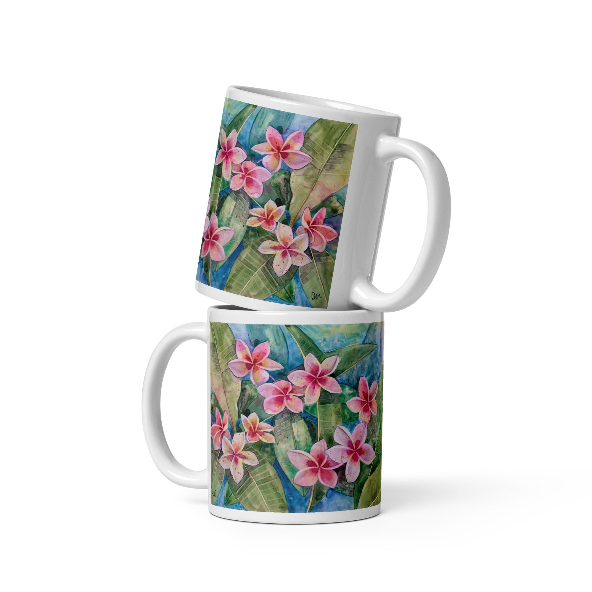 Plumeria Ceramic Mug