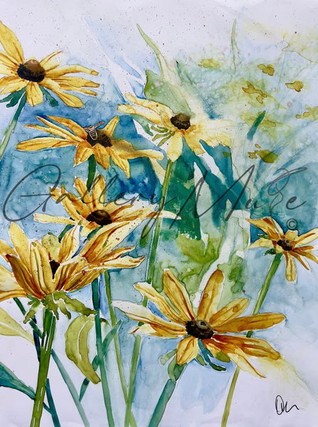 Black-Eyed Susans Canvas